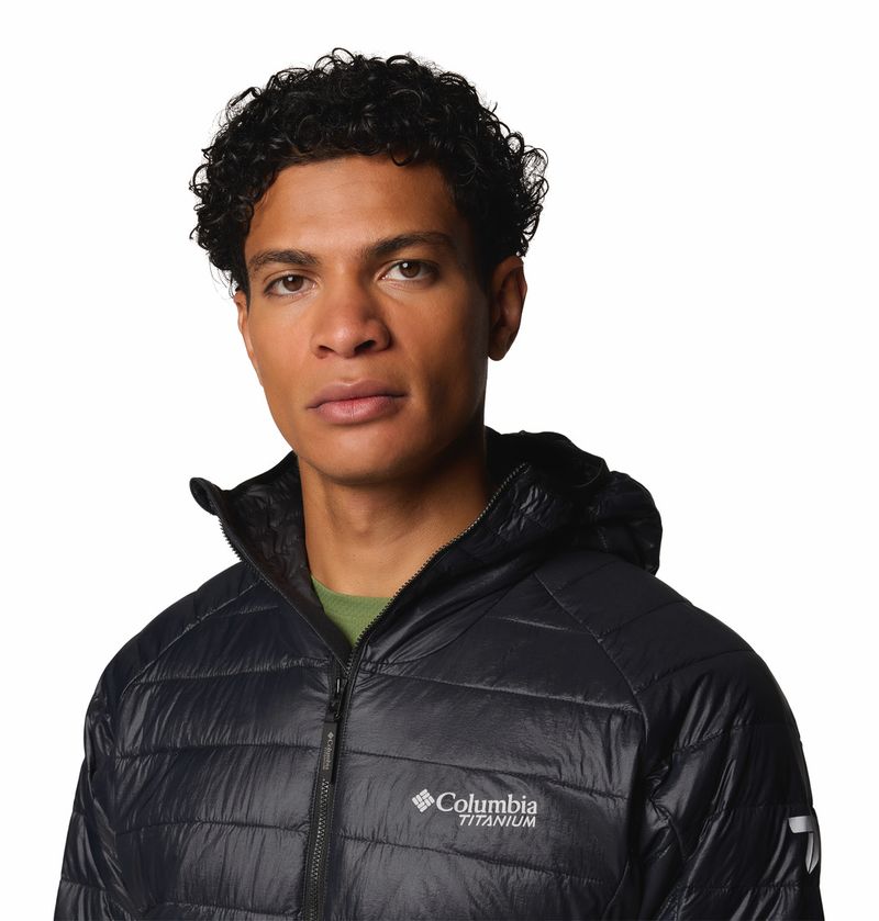 Casaca-Para-Hombre-Sintetica-Con-Capucha-Platinum-Peak™-ll-Negra-Columbia