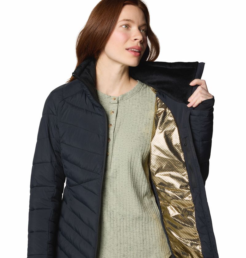 Casaca-Para-Mujer-Sintetica-Cierre-Completo-Joy-Peak™-ll-Negra-Columbia