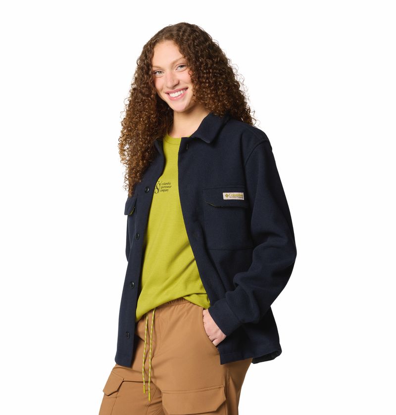 Casaca-Para-Hombre-Fleece-Con-Botones-Wallowa™-Negra-Columbia