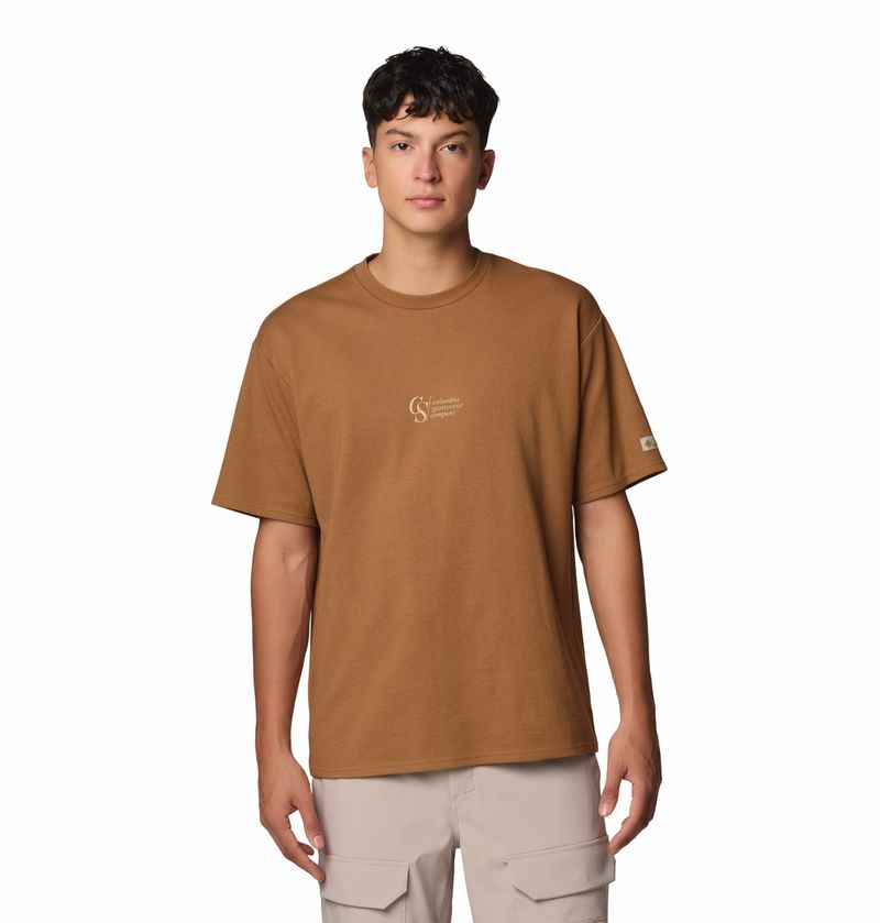 Polo-Para-Hombre-Manga-Corta-Csc™-Heritage-Marron-Columbia