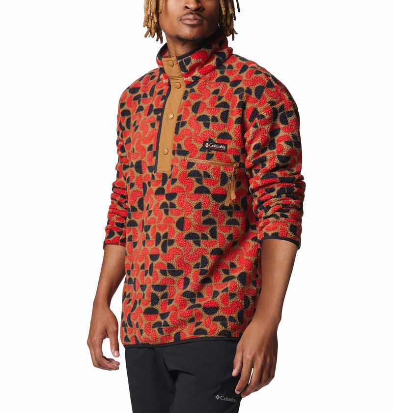 Polar-Para-Hombre-1-2-Cierre-Con-Broche-Helvetia™-ll-Rojo-Columbia