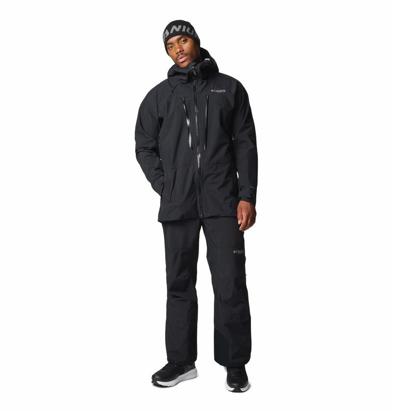 Casaca-Para-Hombre-Impermeable-Platinum-Peak™-ll-3L-Negra-Columbia
