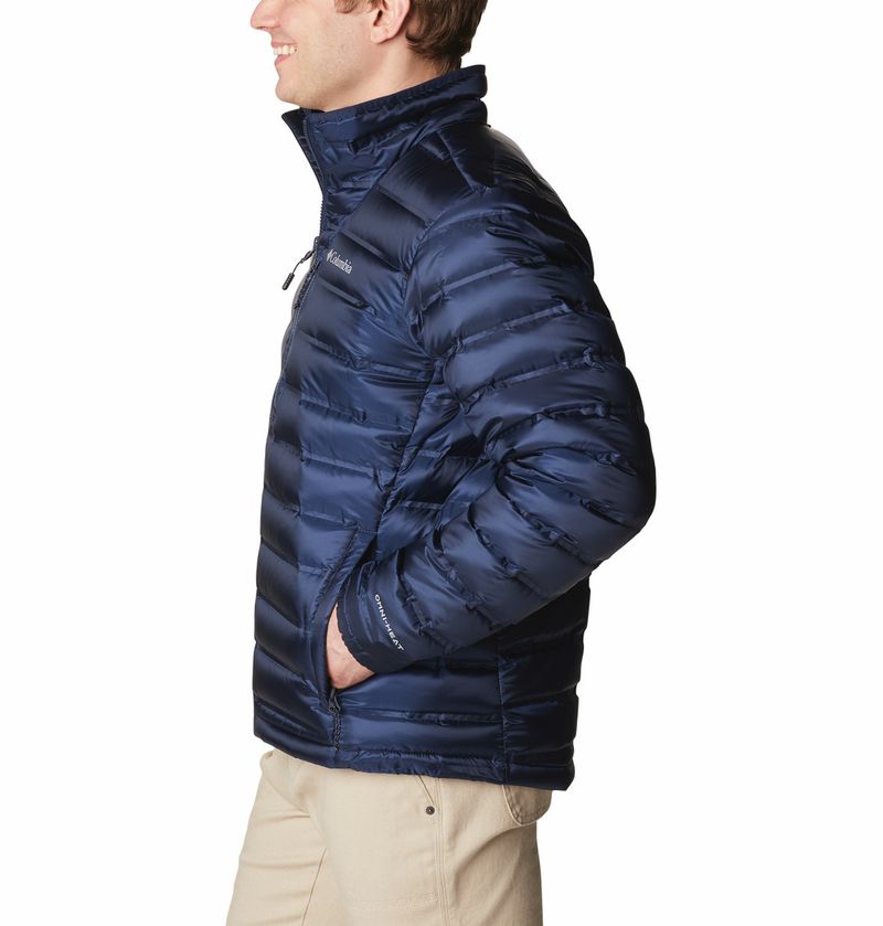 Casaca-Para-Hombre-De-Plumas-Pebble-Peak™-ll-Azul-Columbia