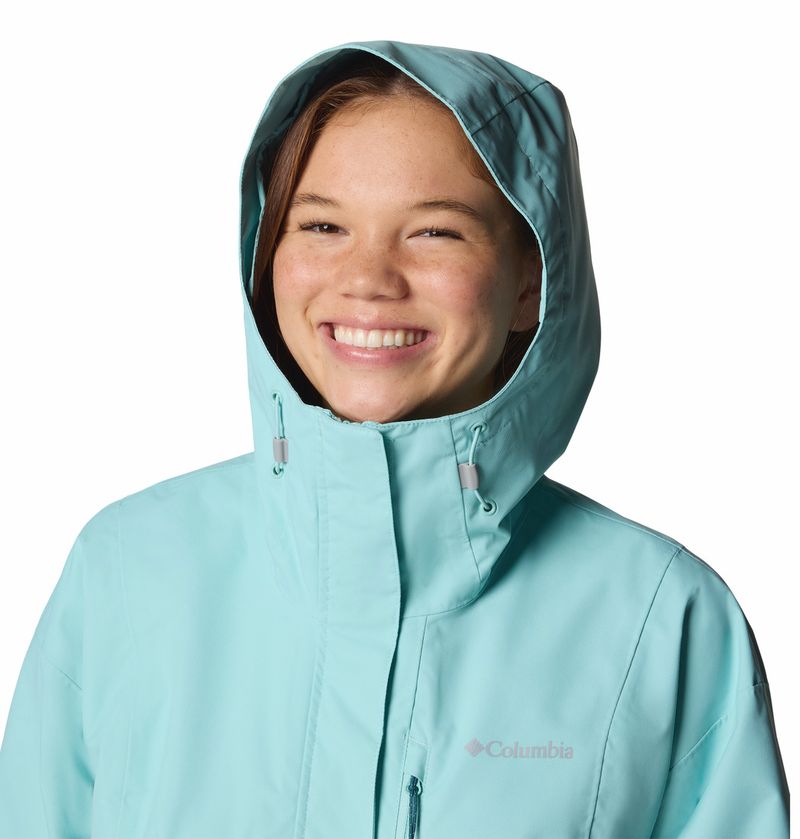 Casaca-Para-Mujer-Impermeable-Hikebound™-ll-Celeste-Columbia
