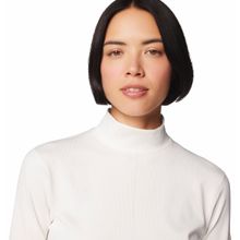 Polo Para Mujer Cropped Manga Larga Wallowa™ Blanco Columbia