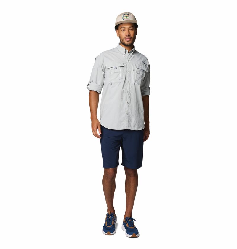 Camisa-Para-Hombre-Manga-Larga-PFG-Bahama™-ll-Gris-Columbia