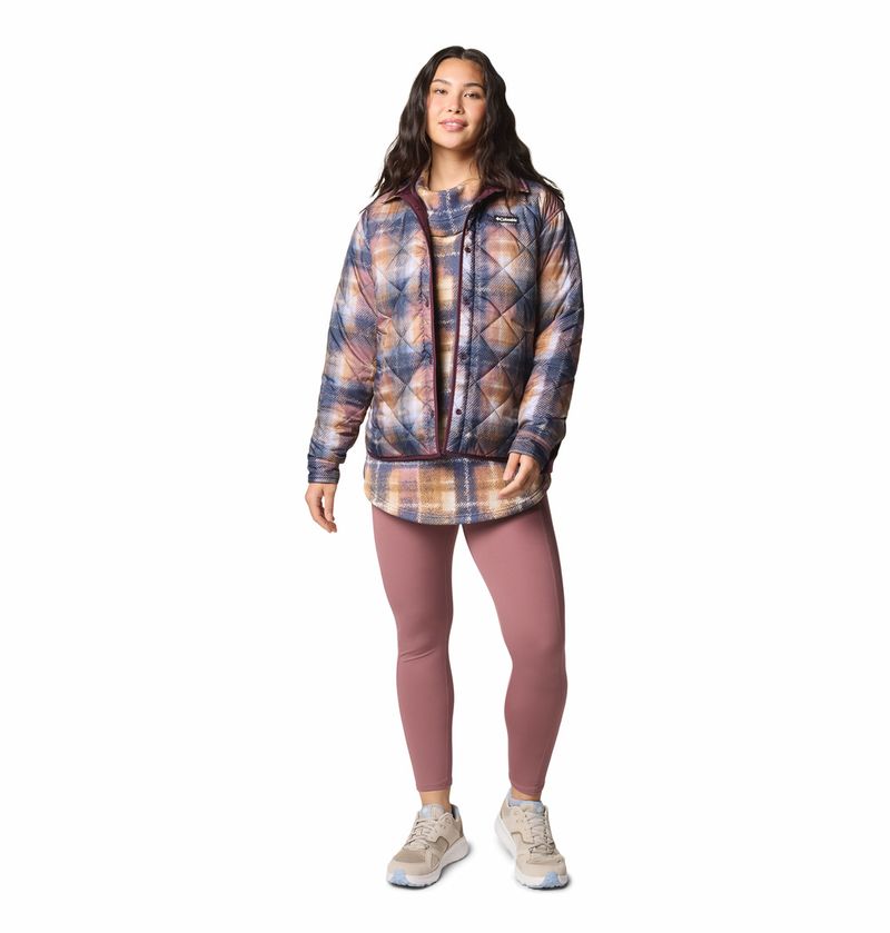 Casaca-Para-Mujer-Sintetica-Reversible-Longhorn-Ridge™-Guinda-Columbia