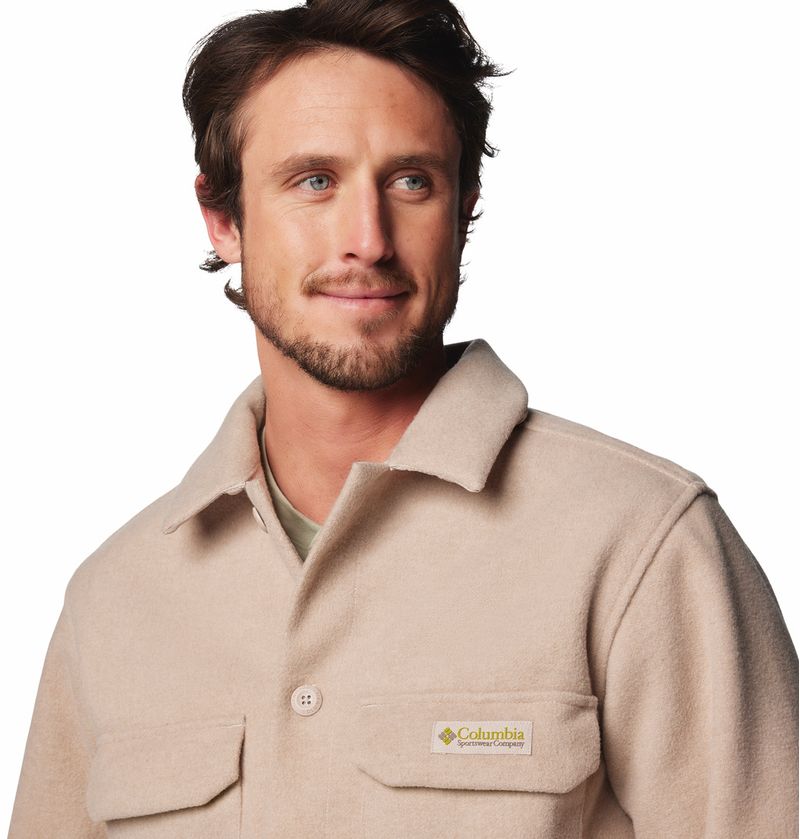 Casaca-Para-Hombre-Fleece-Con-Botones-Wallowa™-Beige-Columbia