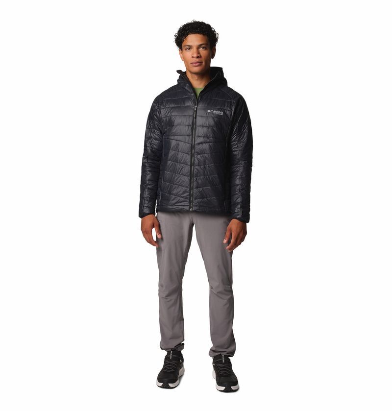Casaca-Para-Hombre-Sintetica-Con-Capucha-Platinum-Peak™-ll-Negra-Columbia