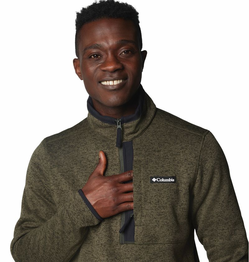 Polar-Para-Hombre-1-2-Cierre-Sweater-Weather™-Verde-Columbia