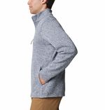 Casaca-Para-Hombre-Fleece-Cierre-Completo-Alto-Pass™-Azul-Columbia