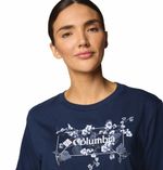 Polo-Para-Mujer-Manga-Corta---Plus-Size-North-Cascades™-Azul-Columbia