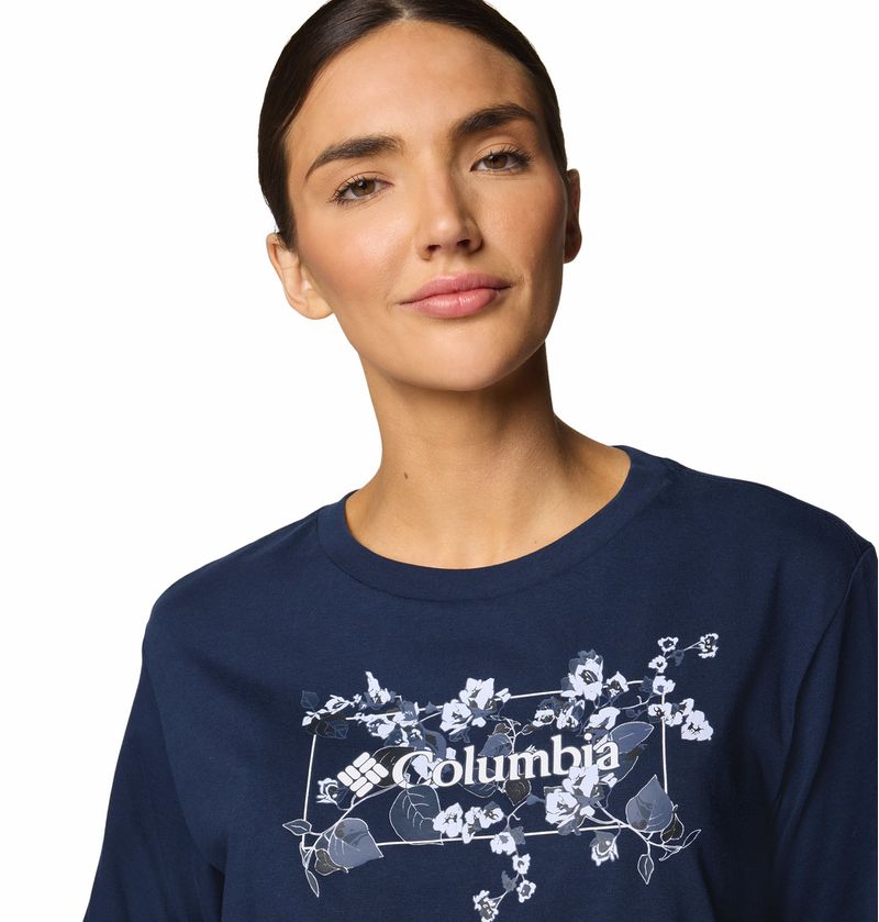 Polo-Para-Mujer-Manga-Corta---Plus-Size-North-Cascades™-Azul-Columbia