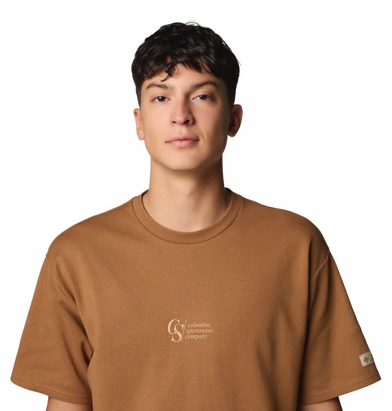 Polo-Para-Hombre-Manga-Corta-Csc™-Heritage-Marron-Columbia