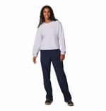 Polo-Para-Mujer-Manga-Larga-Boundless-Adventure™-Morado-Columbia