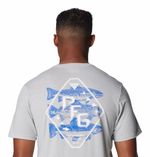 Polo-Para-Hombre-Manga-Corta-PFG™-Tarpon-Rise-Negro-Columbia