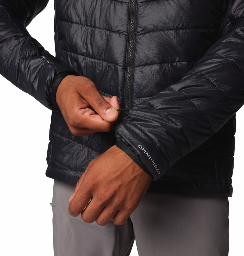 Casaca-Para-Hombre-Sintetica-Con-Capucha-Platinum-Peak™-ll-Negra-Columbia