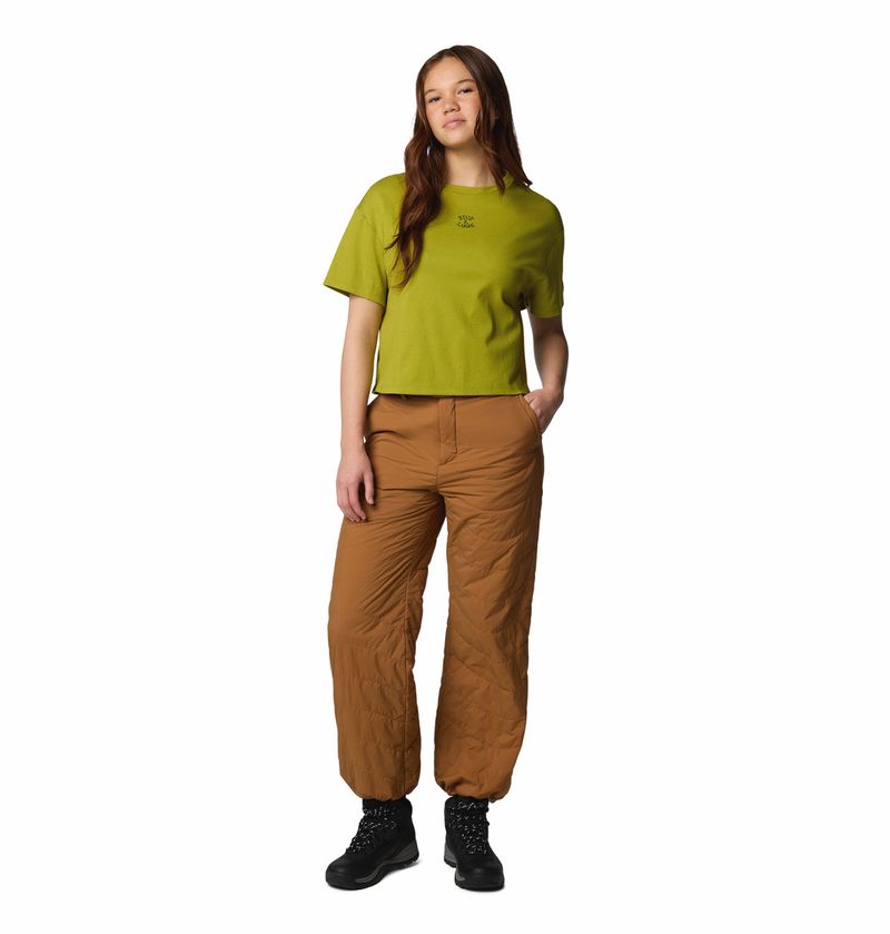 Polo-Para-Mujer-Cropped-Manga-Corta-Wallowa™-Verde-Columbia