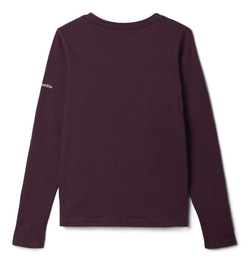 Polo-Para-Niña-Manga-Larga-Hazeldel-Hill™-Guinda-Columbia