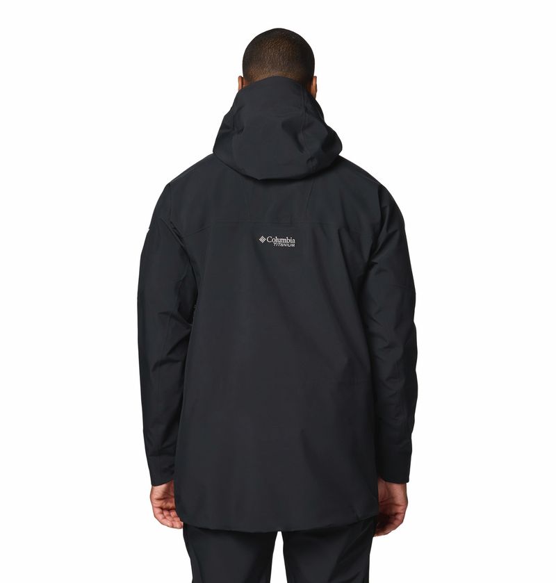 Casaca-Para-Hombre-Impermeable-Platinum-Peak™-ll-3L-Negra-Columbia