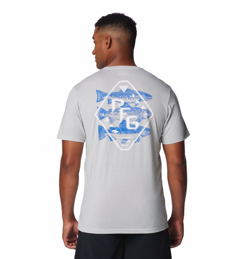 Polo-Para-Hombre-Manga-Corta-PFG™-Tarpon-Rise-Negro-Columbia