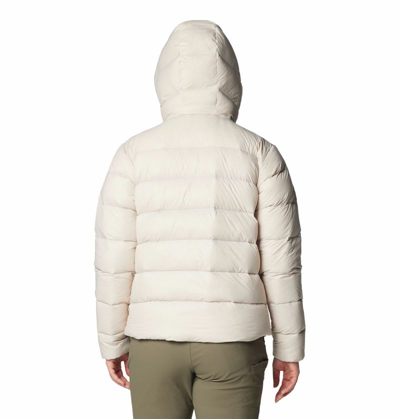 Casaca-Para-Mujer-De-Plumas-Con-Capucha-Harmony-Falls™-Beige-Columbia