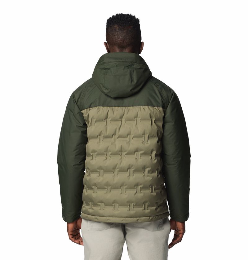 Casaca-Para-Hombre-De-Plumas-Con-Capucha-Grand-Trek™-III-Verde-Columbia