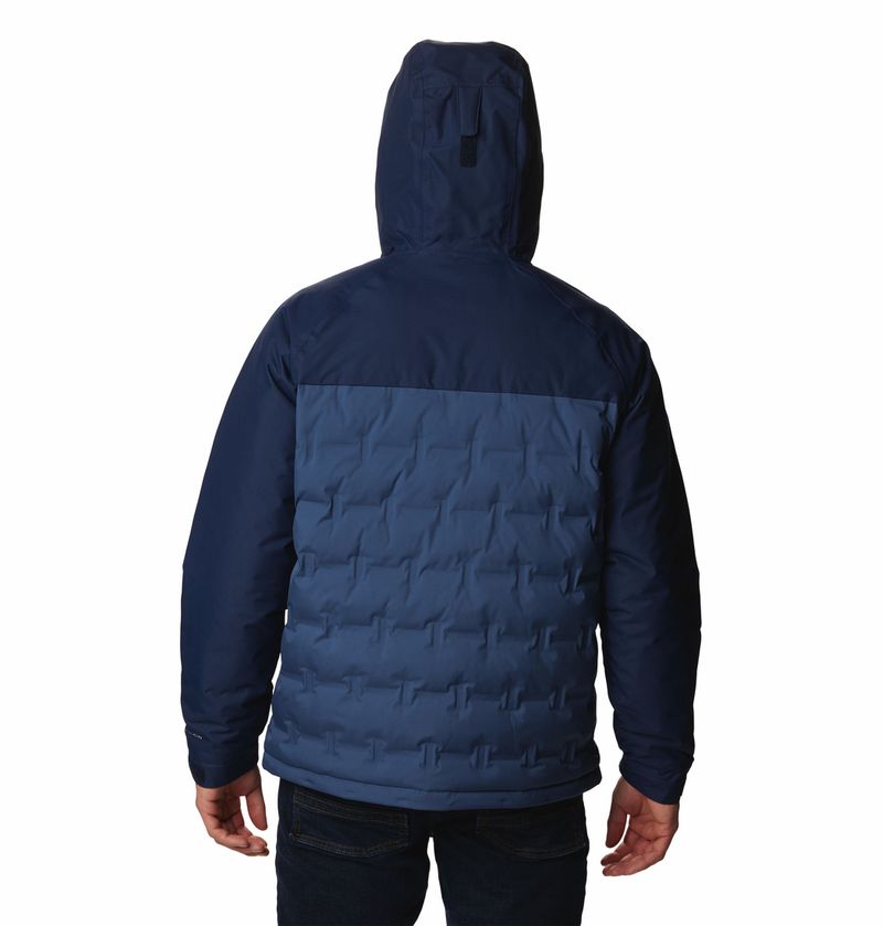Casaca-Para-Hombre-De-Plumas-Con-Capucha-Grand-Trek™-III-Azul-Columbia