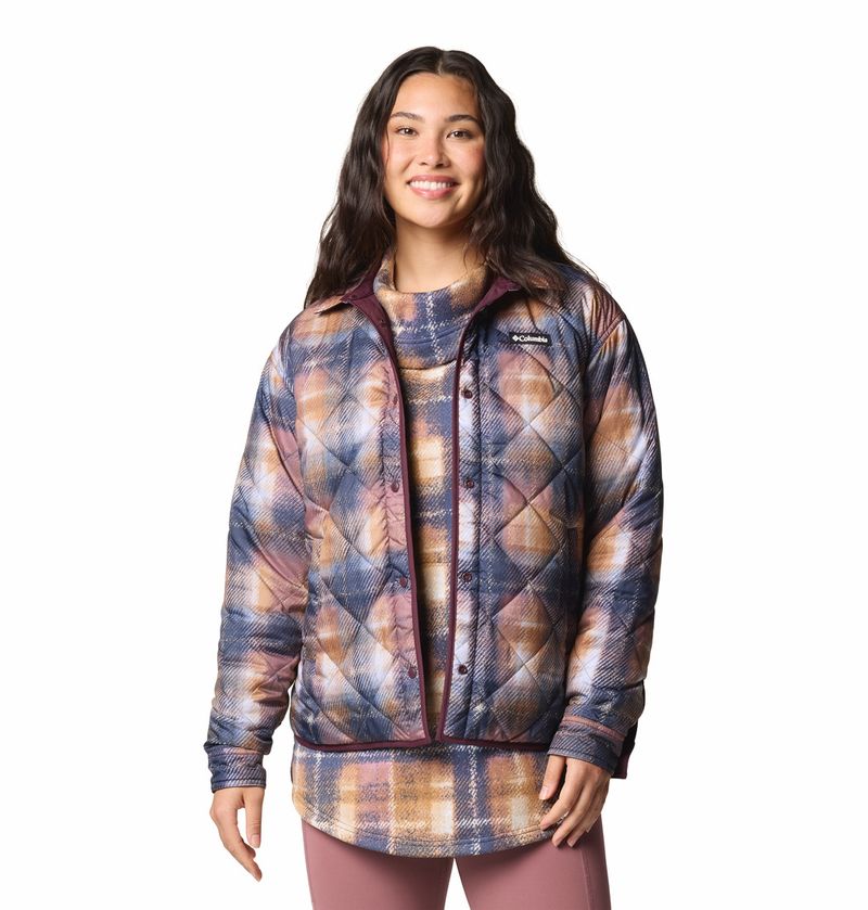Casaca-Para-Mujer-Sintetica-Reversible-Longhorn-Ridge™-Guinda-Columbia