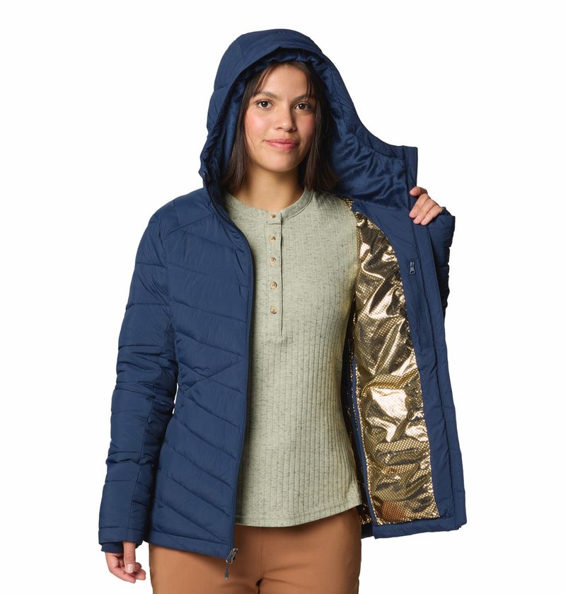 Casaca-Para-Mujer-Sintetica-Con-Capucha-Joy-Peak™-ll-Azul-Columbia