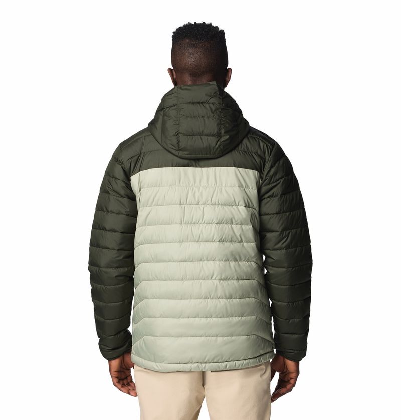 Casaca-Para-Hombre-Sintetica-Con-Capucha-Powder-Lite™-ll-Verde-Columbia
