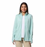 Casaca-Para-Mujer-Fleece-Cierre-Completo-Park-View™-Celeste-Columbia