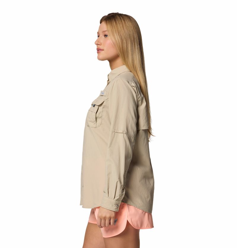 Blusa-Para-Mujer-Manga-Larga-PFG-Bahama™-ll-Beige-Columbia