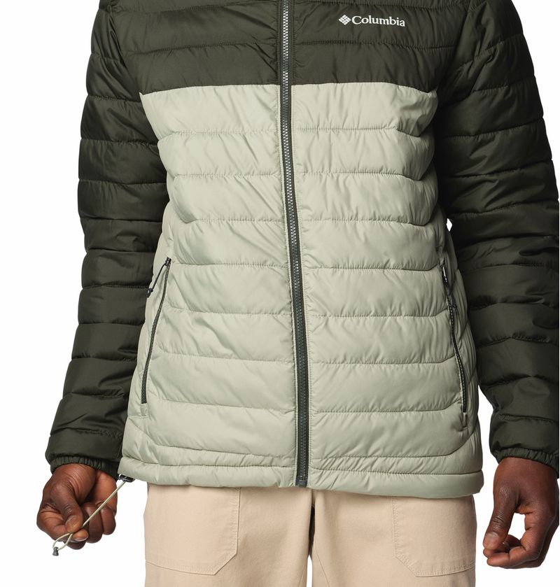Casaca-Para-Hombre-Sintetica-Con-Capucha-Powder-Lite™-ll-Verde-Columbia