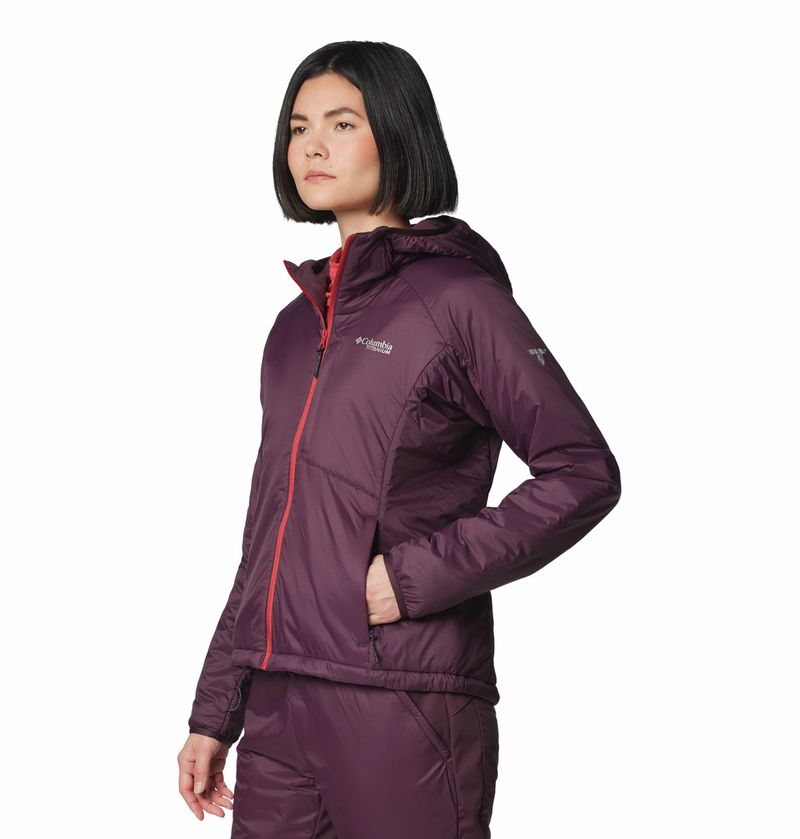 Casaca-Para-Mujer-Sintetica-Silver-Leaf™-ll-Guinda-Columbia