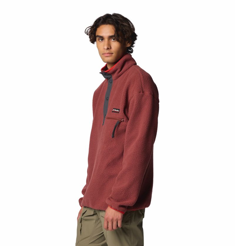 Polar-Para-Hombre-1-2-Cierre-Con-Broche-Helvetia™-ll-Rojo-Columbia