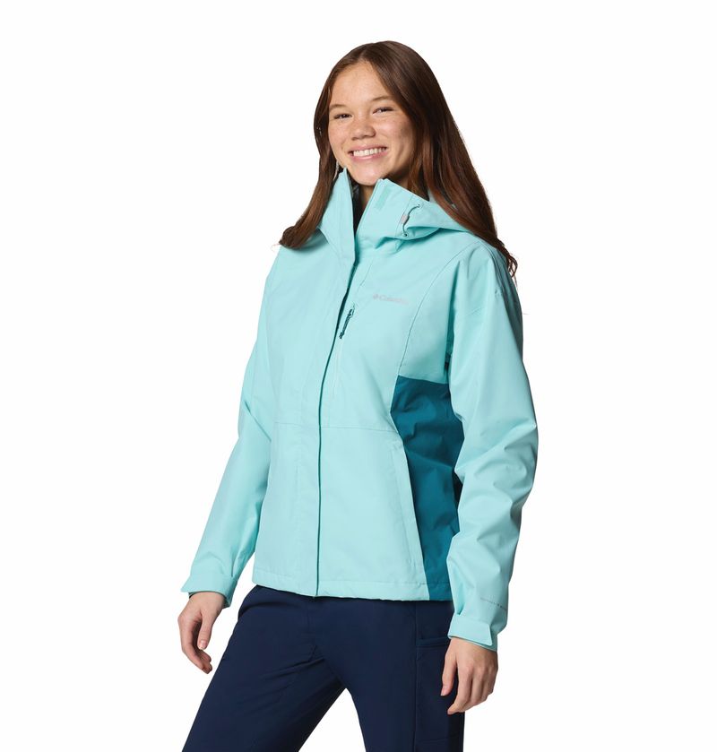 Casaca-Para-Mujer-Impermeable-Hikebound™-ll-Celeste-Columbia