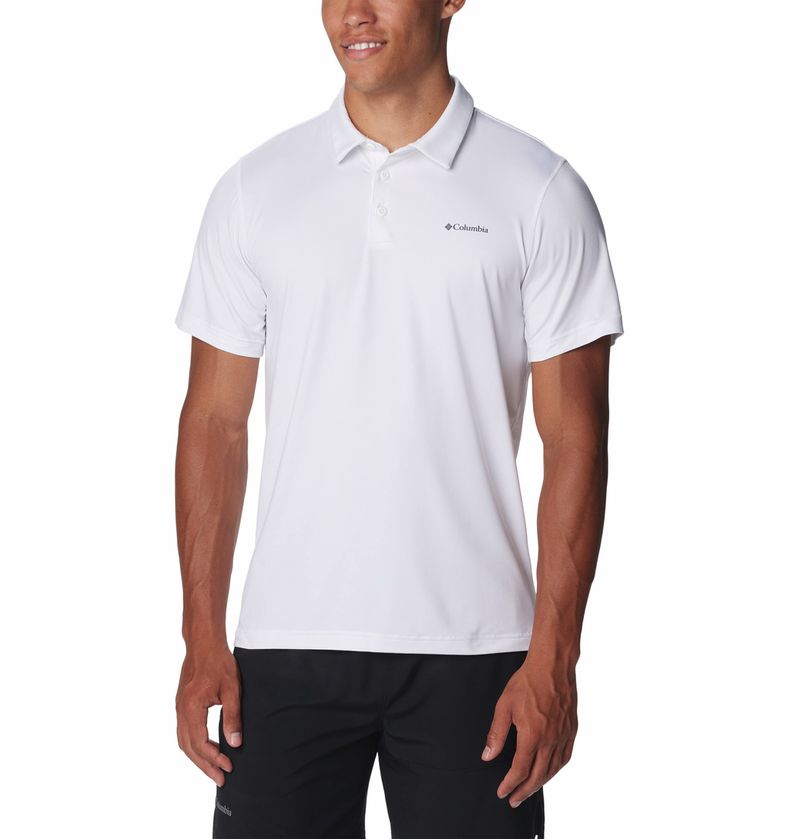 Polo-Para-Hombre-Pique-Tech-Trail™-Blanco-Columbia