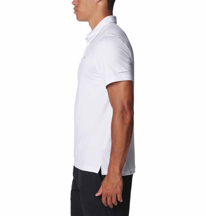 Polo-Para-Hombre-Pique-Tech-Trail™-Blanco-Columbia