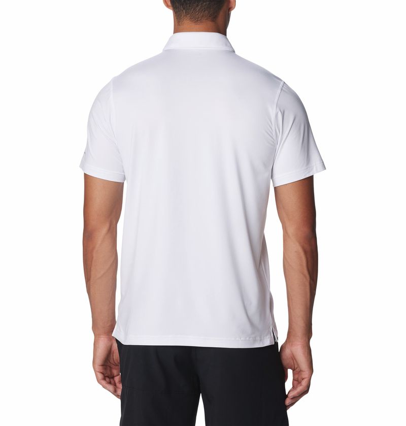 Polo-Para-Hombre-Pique-Tech-Trail™-Blanco-Columbia
