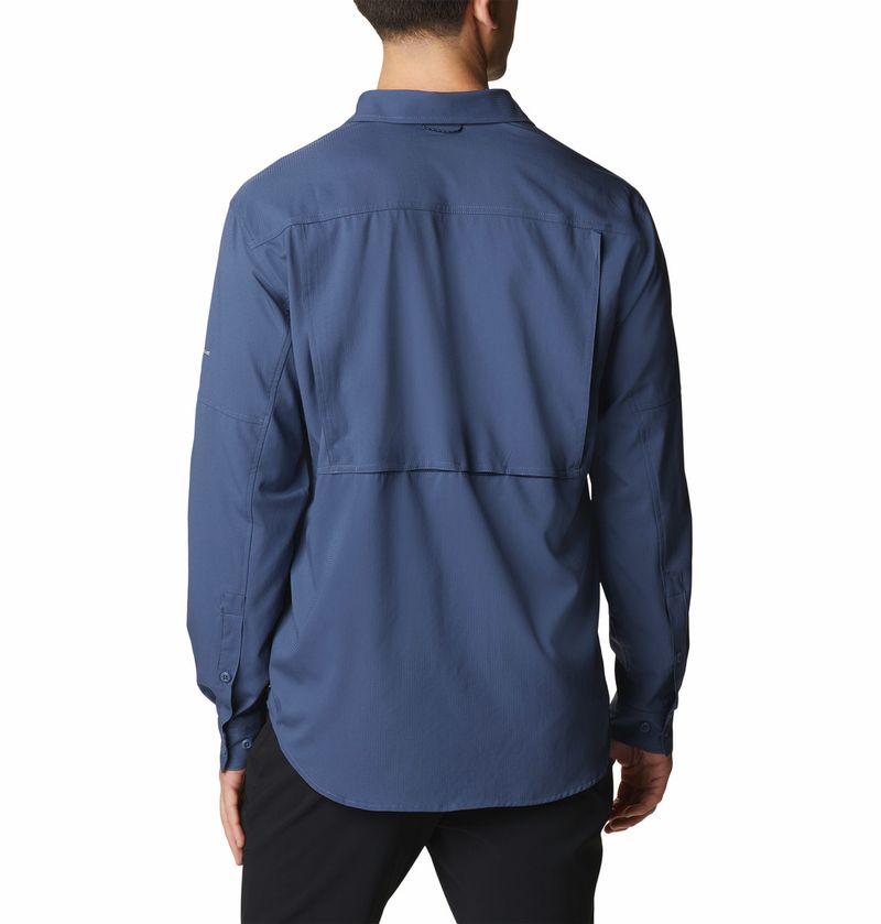 Camisa-Para-Hombre-Manga-Larga-Silver-Ridge™-Utility-Lite-Azul-Columbia