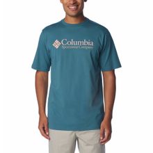 Polo Para Hombre Manga Corta CSC Basic Logo™ Celeste Columbia