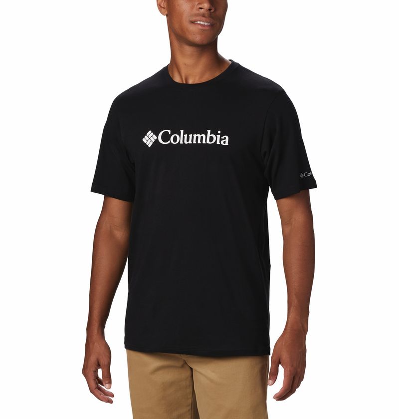 Polo-Para-Hombre-Manga-Corta-CSC-Basic-Logo™-Negro-Columbia