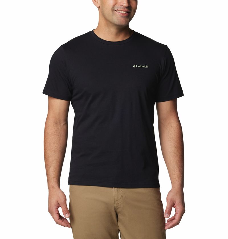 Polo-Para-Hombre-Manga-Corta-Rapid-Ridge™-Negro-Columbia