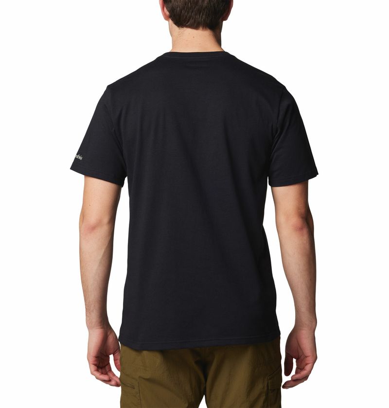 Polo-Para-Hombre-Manga-Corta-CSC™-Seasonal-Logo-Negro-Columbia