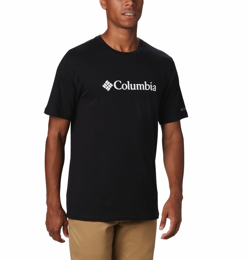 Polo-Para-Hombre-Manga-Corta-CSC-Basic-Logo™-Negro-Columbia