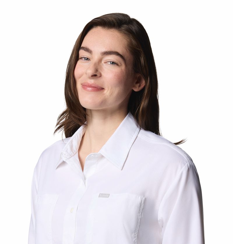 Blusa-Para-Mujer-Manga-Larga-Silver-Ridge™-Utility-Blanca-Vestuario