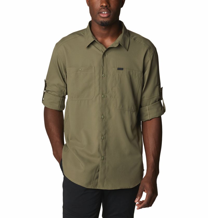 Camisa-Para-Hombre-Manga-Larga-Silver-Ridge™-Utility-Lite-Verde-Vestuario