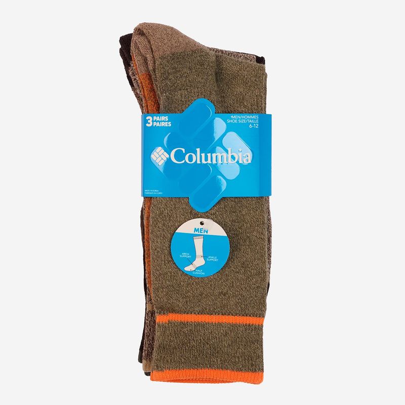 Medias-Para-Hombre-3-Pack-Crew-Multicolor-Columbia