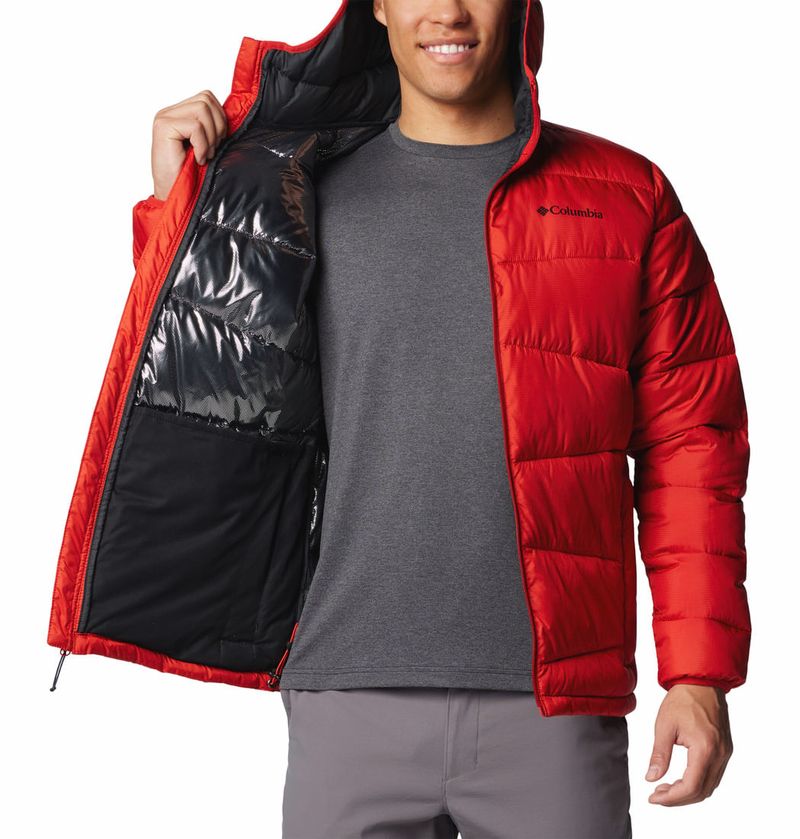 Casaca-Para-Hombre-Sintetica-Con-Capucha-Fivemile-Butte™-ll-Roja-Columbia
